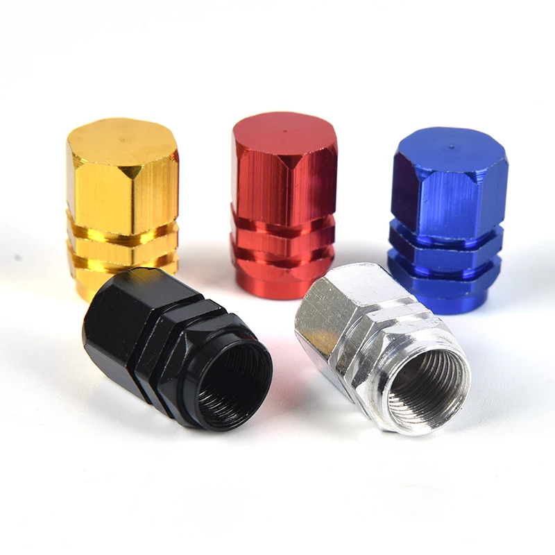 Tire Stem Valve Caps Wheel Valve Covers Car Tire Cap, Hexagon Shape